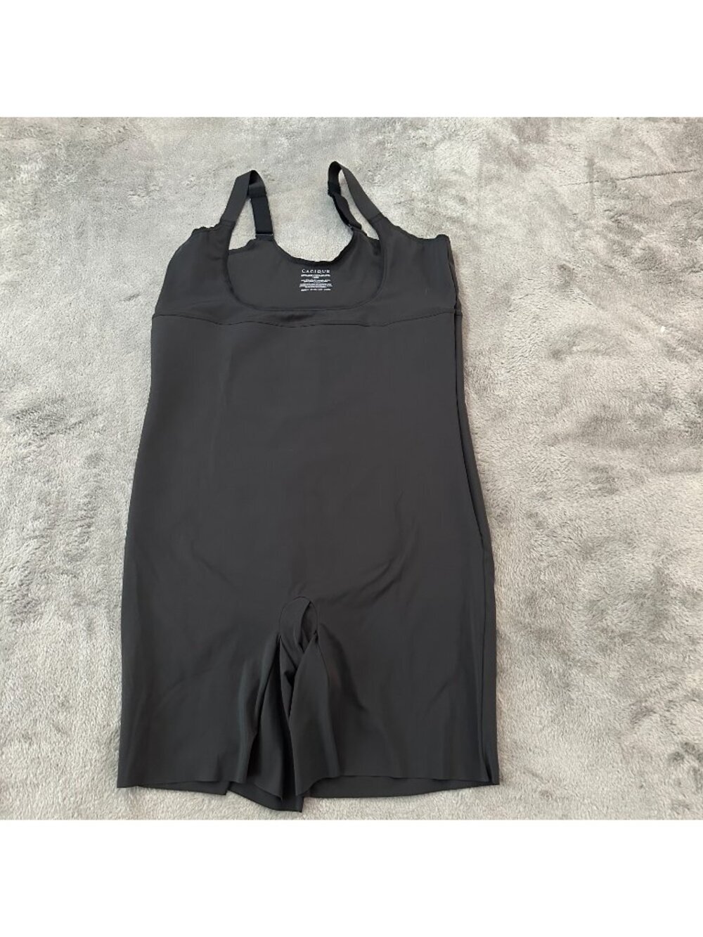 Cacique Open Bust Thigh Shaper Shapewear Black 18/20
